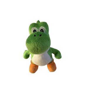 Nintendo Super Mario Bros  9" Plush Yoshi Stuffed Animal Toy Zipper Pocket Hang